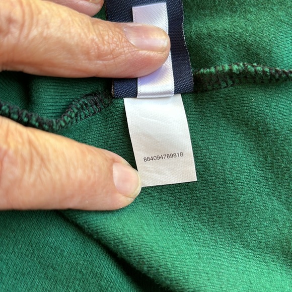 Chaps Classics, long sleeve green/black checkered pull over casual top. Size 1X - Picture 17 of 17